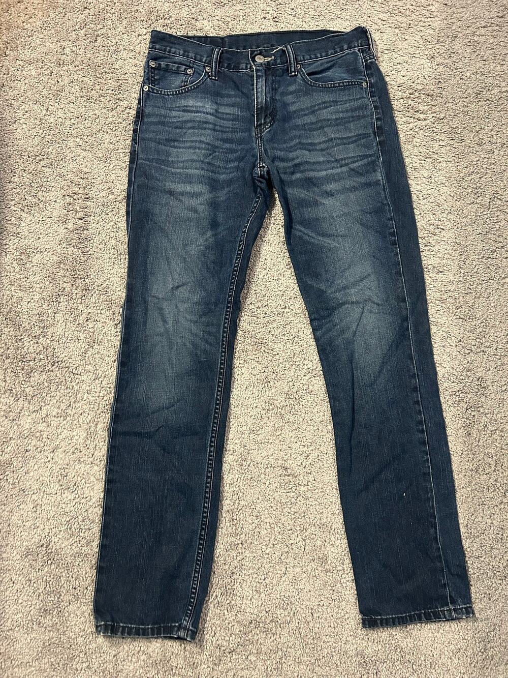 Levi's 511 Mens Slim Fit dark wash Jeans 30 x 32